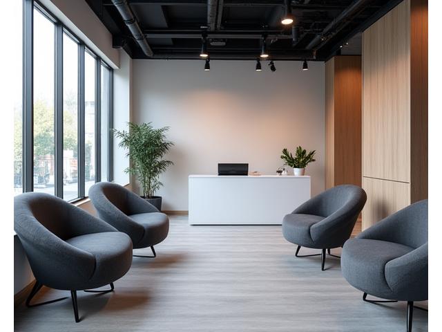 Corporate professional executive seating and branded elements